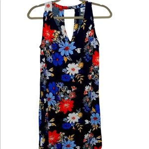 Old Navy Sleeveless Floral Summer Dress M Tall